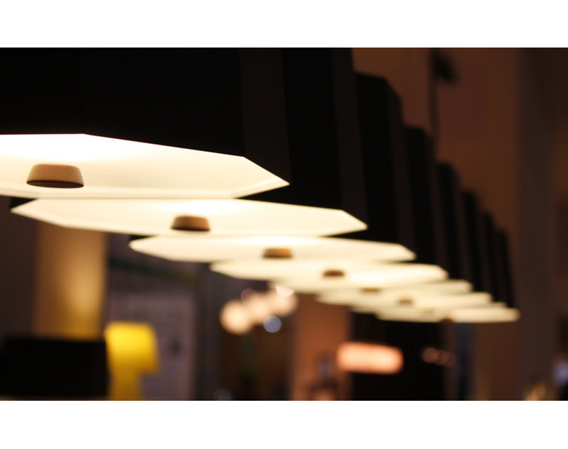 Zhe 6 - Light Pendant, Matt Black