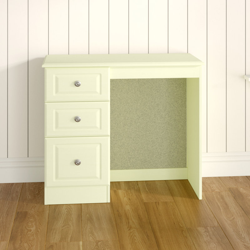 Fully Assembled Argyle Dressing Table, Cream