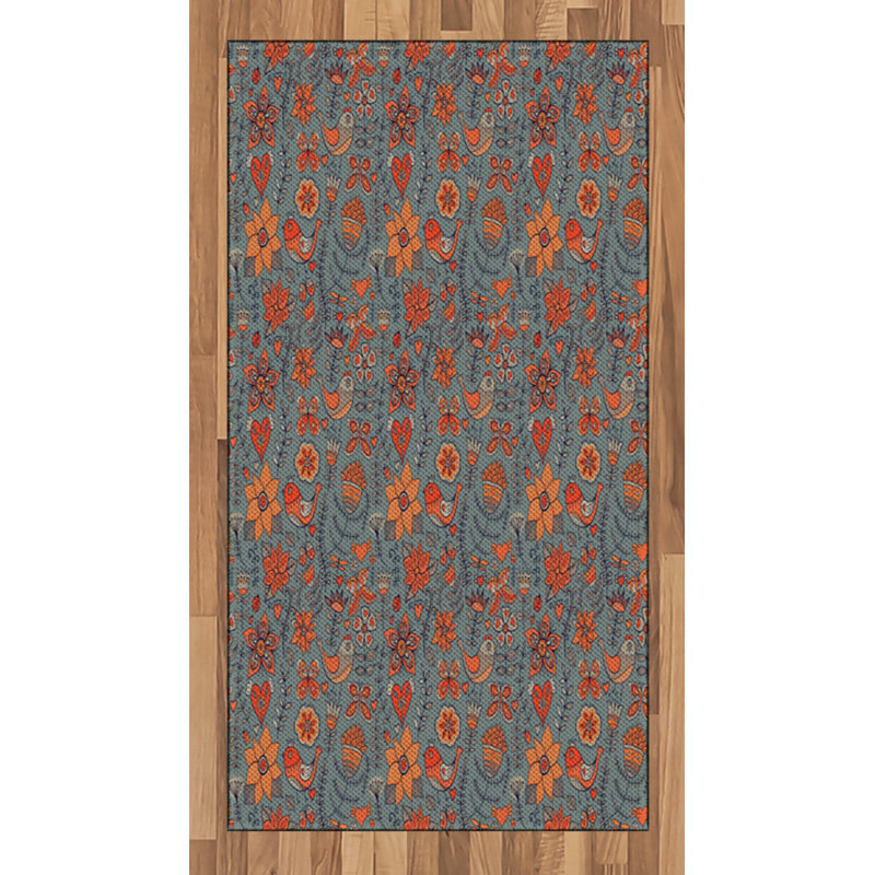 Nature High Density Long Fiber Poly Threads Decorative Area Rug Carpet, Rectangle 2'7" x 5'
