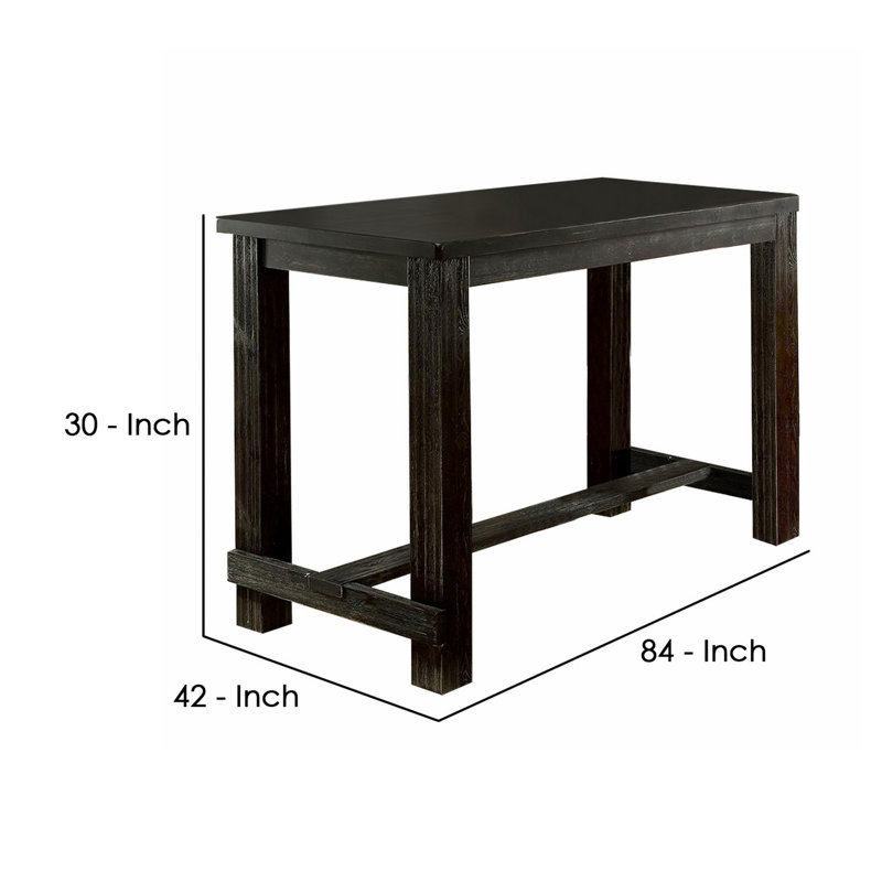 Table de salle à manger Sylvanite, H 30 po x L 42 po x l 84 po