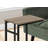 Accent Table C-shaped, End, Side, Snack, Living Room, Bedroom, Metal, Laminate, Contemporary-2009291366