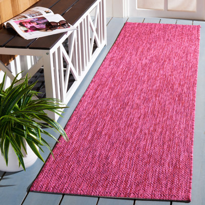 Summer-Louise Performance Solid Color Indoor/Outdoor Area Rug