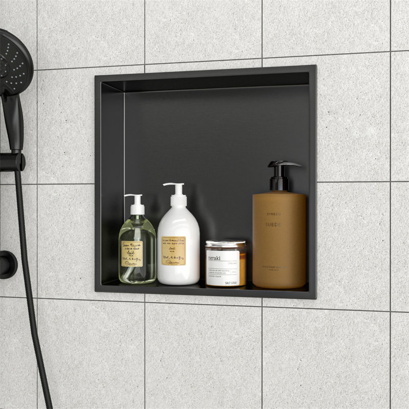 Niche de douche en acier inoxydable 15 po x 15 po