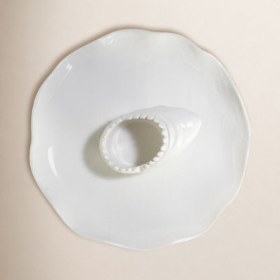 Ceramic Chips and Dip Platter