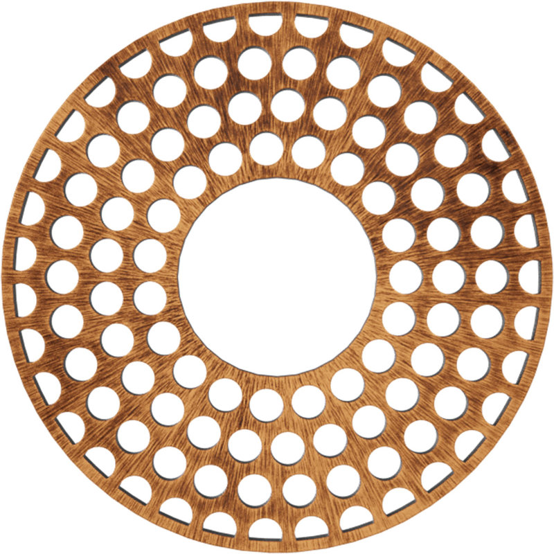 Médaillon de plafond en PVC de qualité architecturale Fink, H 36 po x l 36 po x P 1 po, Cuivre antique