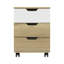 Gilyunka 40cm Wide 3 -Drawer Mobile File Cabinet
