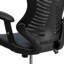 Chaise de bureau ergonomique à haut dossier avec accoudoirs réglables Siwar-16286223