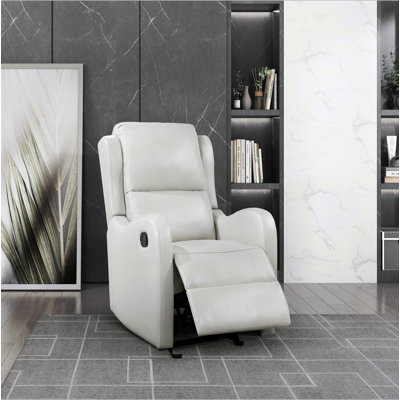 Fauteuil oscillant en similicuir et fauteuil inclinable 1pc