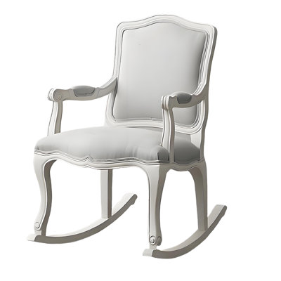 Comfortable Rocking Chair With Ergonomic Design Solid Wood Rocking Chair by ChairVogue