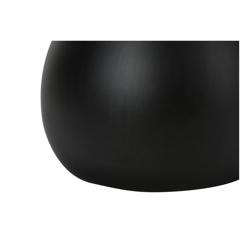 Lampe de table, éclairage, ensemble de 2, H 18 po, métal noir, abat-jour ivoire / crème, contemporain