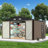Galvanized Steel Horizontal Storage Shed-93574006-93574007