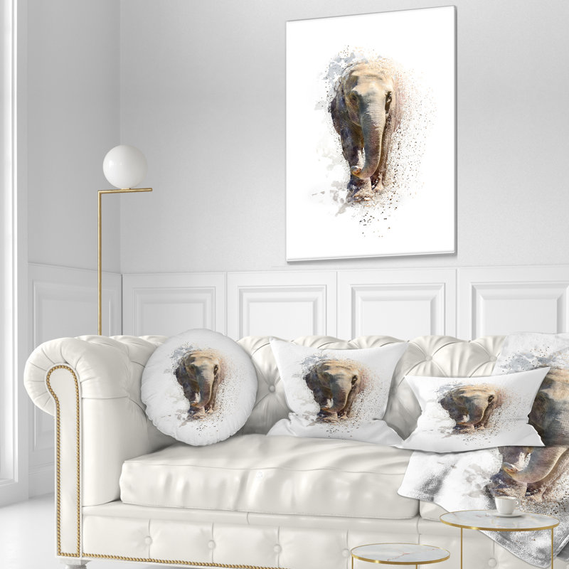 Coussin lombaire animal de grande éléphant