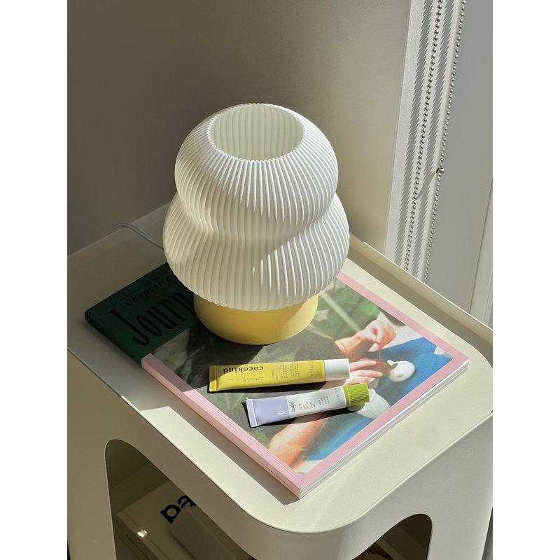 Poly lampe banane crème