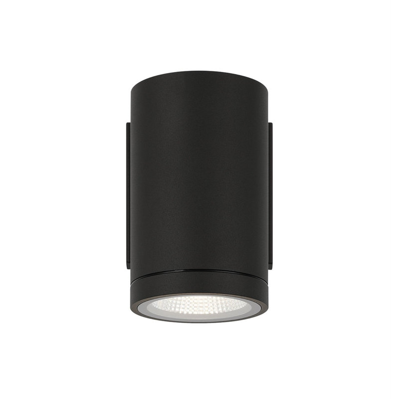 Plaza 100 Wall Sconce, 14W, Black Finish
