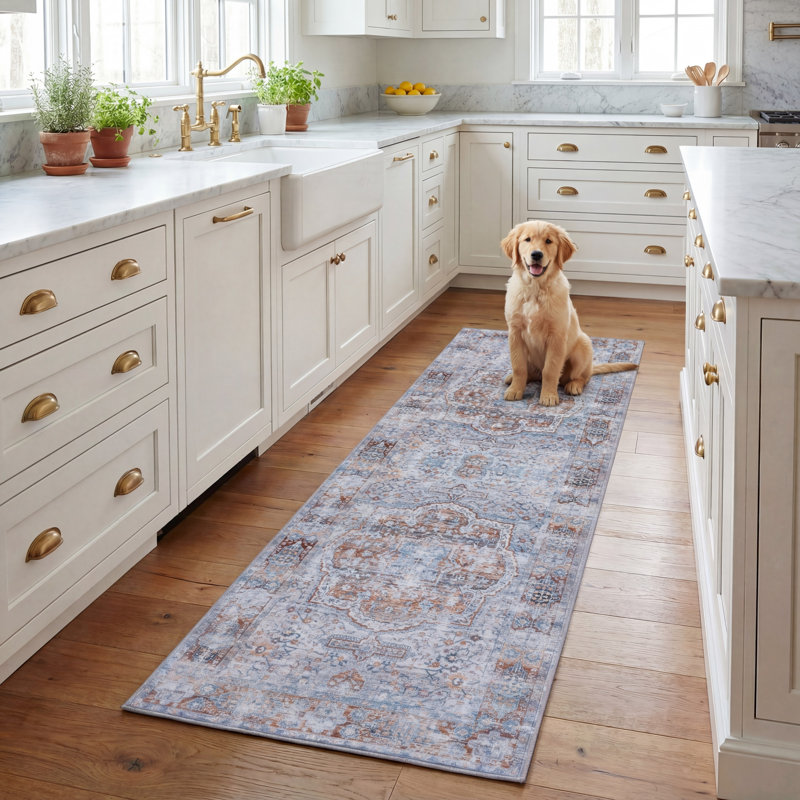 Tucson Performance Machine Washable Oriental Rug, Runner 2'6" x 8'