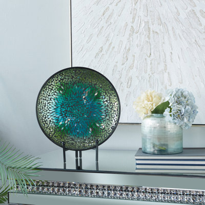 Assiette décorative en métal Jelissa