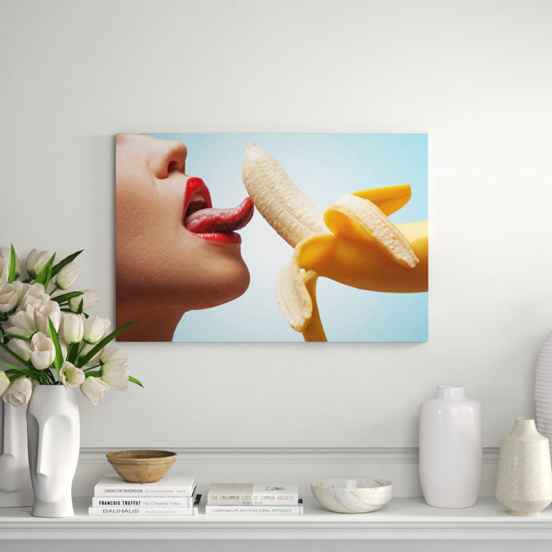 Going Bananas Print, Acrylic, 24" H x 36" W x 1.5" D
