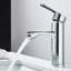 Modern Basin Sink Mixer Tap Monobloc Waterfall Bathroom Single Level Tap Chrome