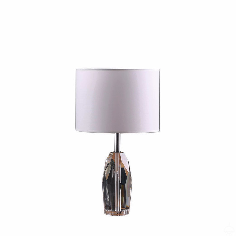 Lampe de table prisme en cristal 19 po Dodecahedron