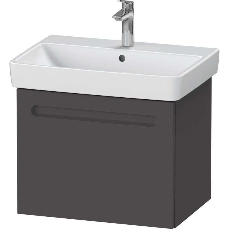 Meuble-lavabo simple 25,63 po Duravit No.1, Graphite mat