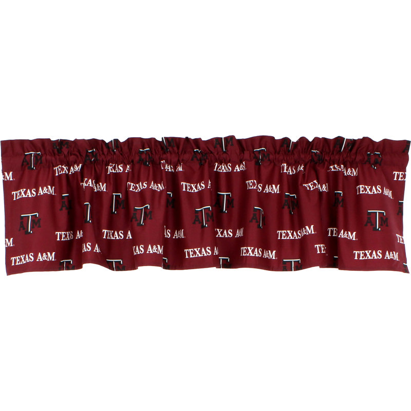 NCAA Tailored Window Valance