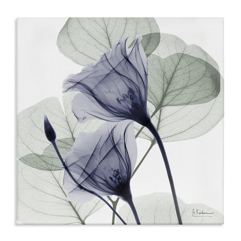 Serene Tulips & Herbs Canvas, design by Albert Koetsier, 17" H x 17" W