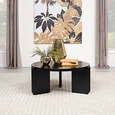 Round Wood Coffee Table