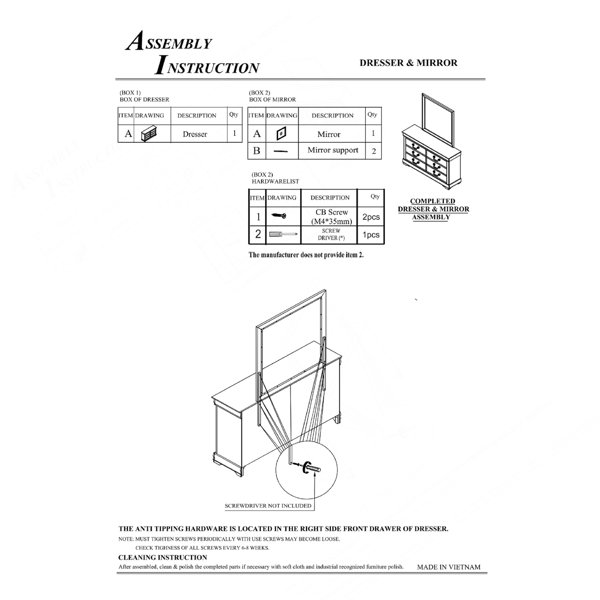 Dimensions du produit