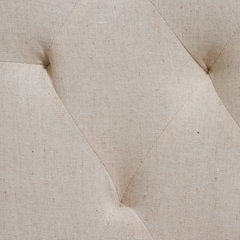 Chaises de salle à manger rembourrées Modern, Beige, 4