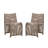 Amaury Metal Outdoor Armless Lounge Chair-1701713245