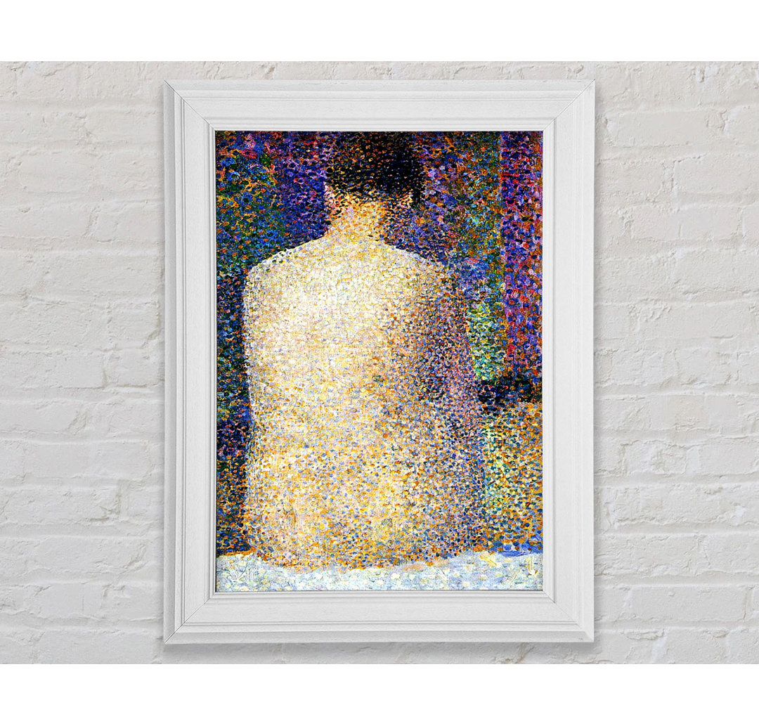 Gerahmtes Leinwandbild Study Of A Model 2 von Seurat