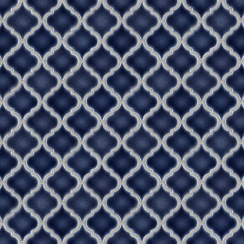Hudson Tangier 2" x 2" Porcelain Grid Mosaic Wall & Floor Tile, Noir