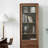 All solid wood black walnut bookcase