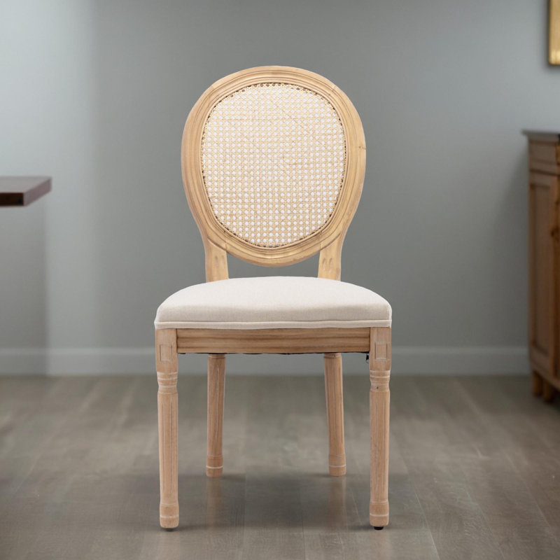 Chaise de salle à manger rembourrée Parsons (ensemble de 2), Gris