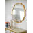 D40"Round Sunburst Wall Mirror,Wall Decor Mirror