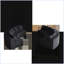Canapé modulaire | Courbé, modulaire, semi-circulaire avec 8 coussins | Salon, chambre à coucher, bureau | Velours côtelé | Noir-476573780