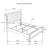 Taraval White Queen Upholstered Panel Bed