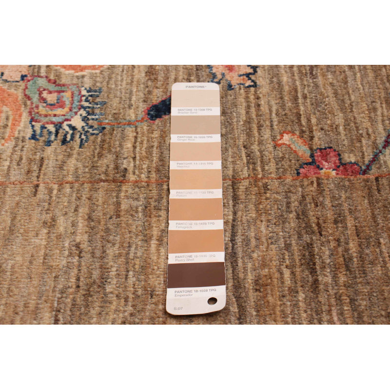 Tapis unique en laine nouvel âge 5 pi 1 po x 6 pi 6 po Zavanna