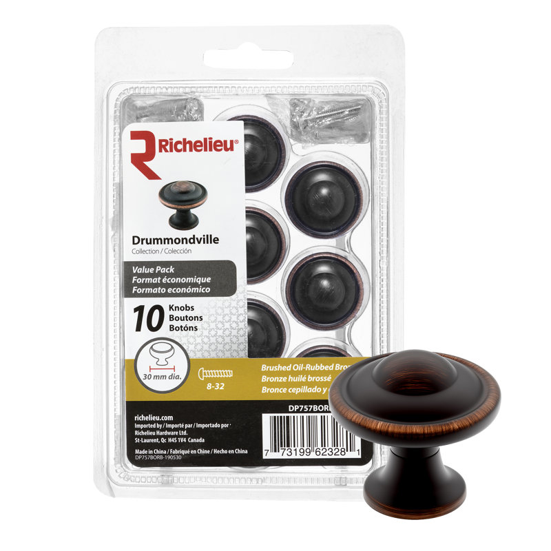 1 3/16" Diameter Round Knob