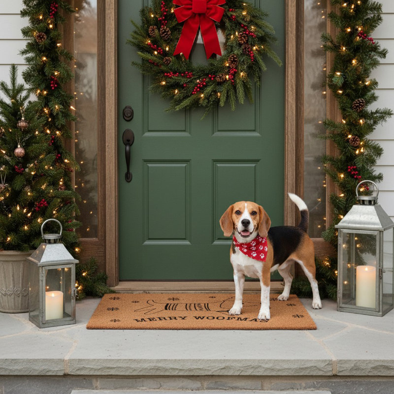 Paillasson Merry Woufmas, 17 po x 29 po, L 17 po x L 29 po