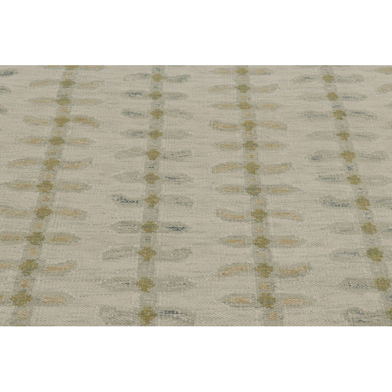 Scandinavian Wool Geometric Area Rug, Rectangle 10' x 14'
