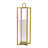 Set Of 3 Open Face Gold Candleholder Lanterns