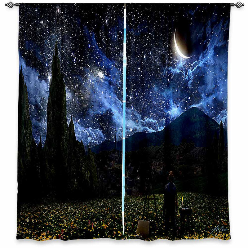 Bejarano Room Darkening Curtain Pair, 40" W x 82" L