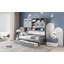 Lit de jour en bois avec tiroirs, armoire et tablette tout-en-un-931401111-931401129