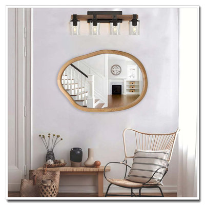 Miroir mural irrégulier décoratif