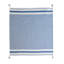 Jeté 50 x 60 po rayé bleu Brighton, paquet de 2