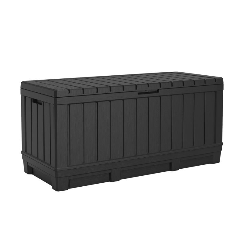 Keter Kentwood Outdoor Garden Storage Box 350L, Graphite