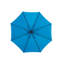 Parasol suspendu suspendu de 3 m avec inclinaison facile - Toile bleu foncé pour jardin ou piscine, pour un confort accru