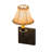 Paxson Steel Candle Wall Light