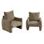 Fauteuil d'appoint en chenille Cocoon-129588751